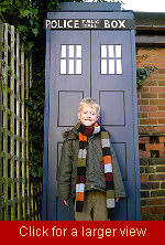 Elliot and Garden Tardis